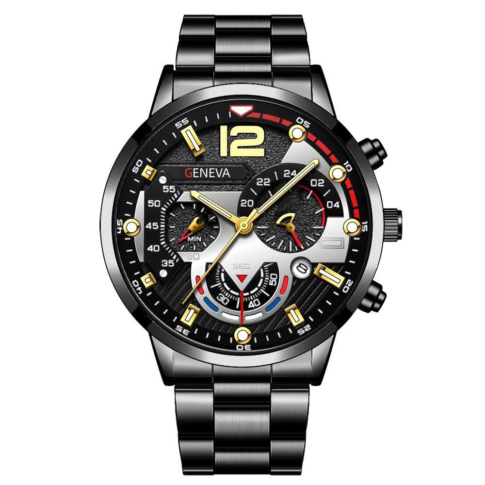 Men's Fashion Stainless Steel Quartz Wrist Watch with Calendar
   Via  Calendar of events