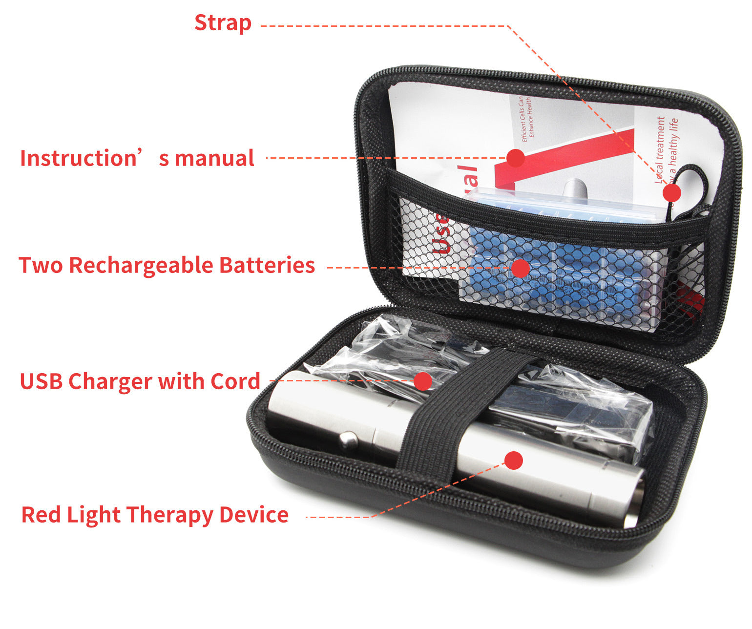 red therapy lamp