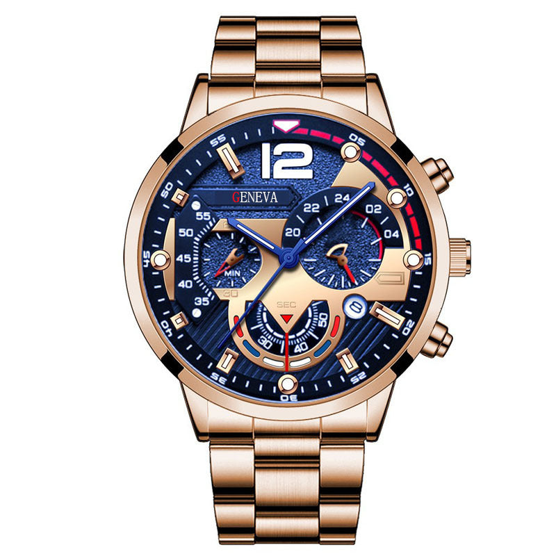 Men's Fashion Stainless Steel Quartz Wrist Watch with Calendar
   Via  Calendar of events