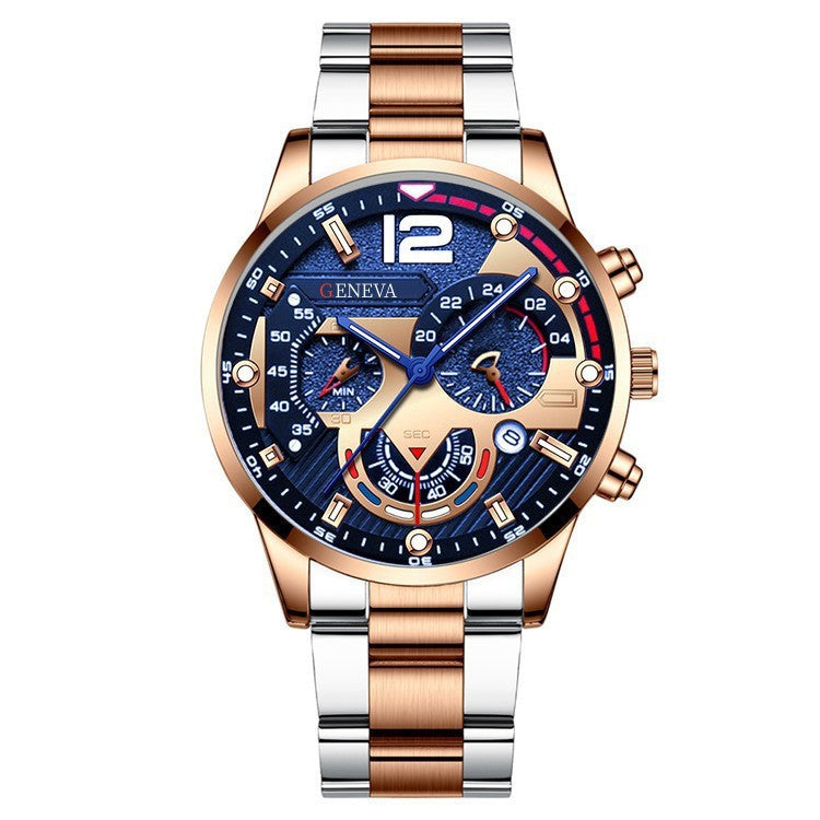 Men's Fashion Stainless Steel Quartz Wrist Watch with Calendar
   Via  Calendar of events