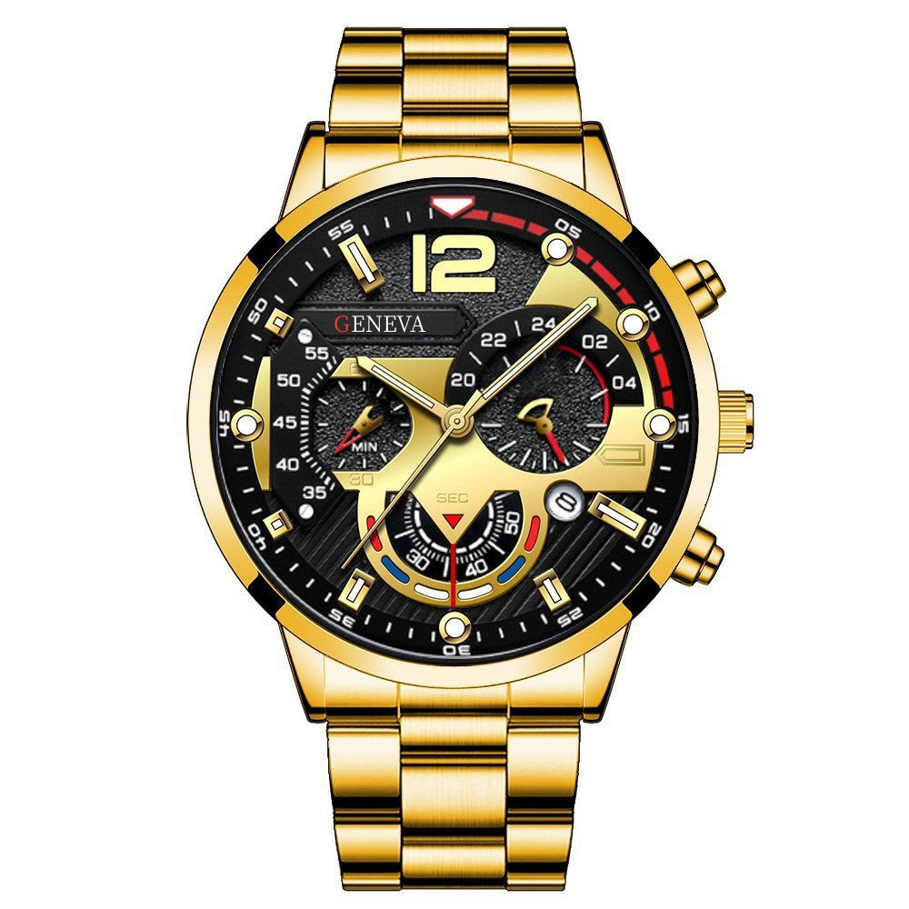 Men's Fashion Stainless Steel Quartz Wrist Watch with Calendar
   Via  Calendar of events