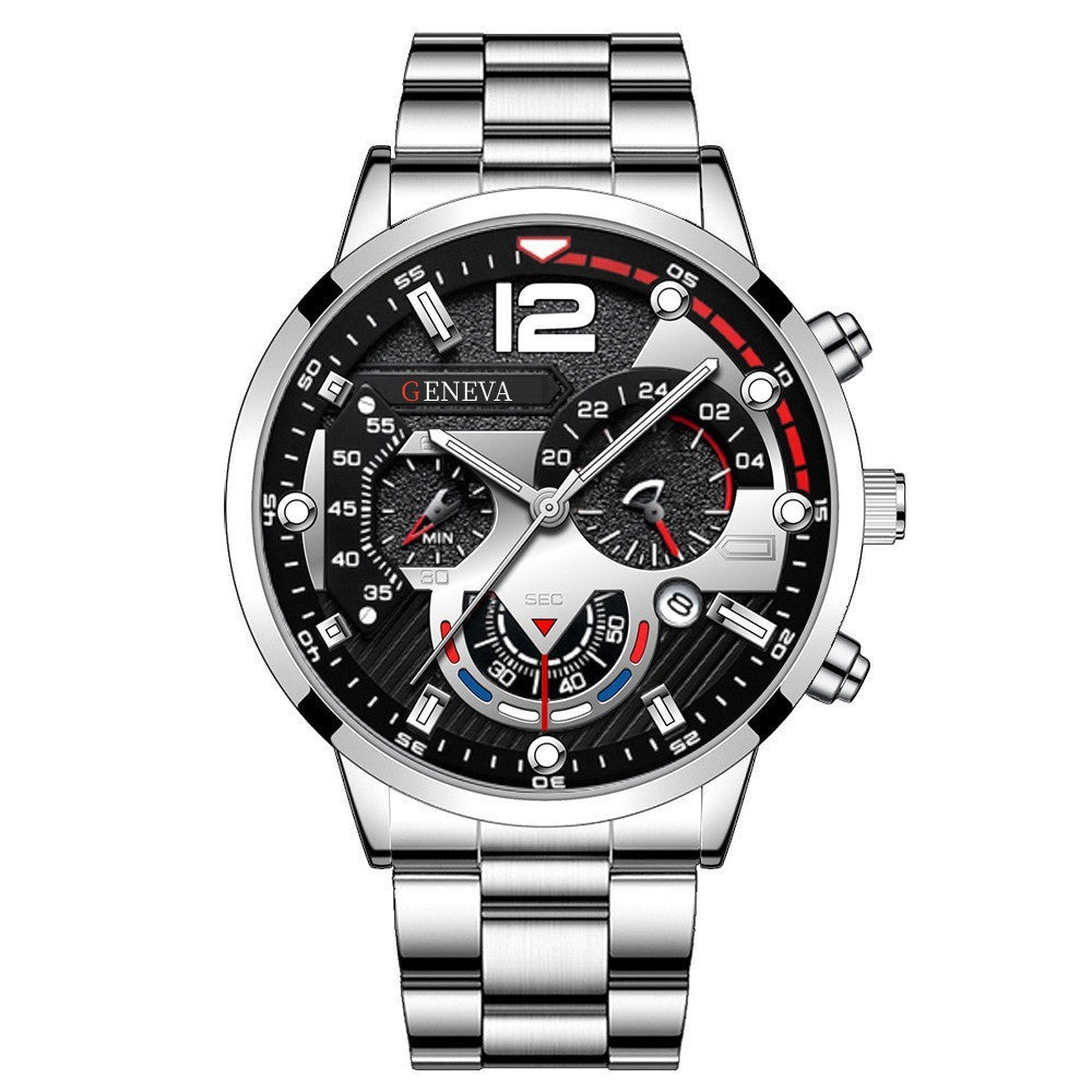 Men's Fashion Stainless Steel Quartz Wrist Watch with Calendar
   Via  Calendar of events