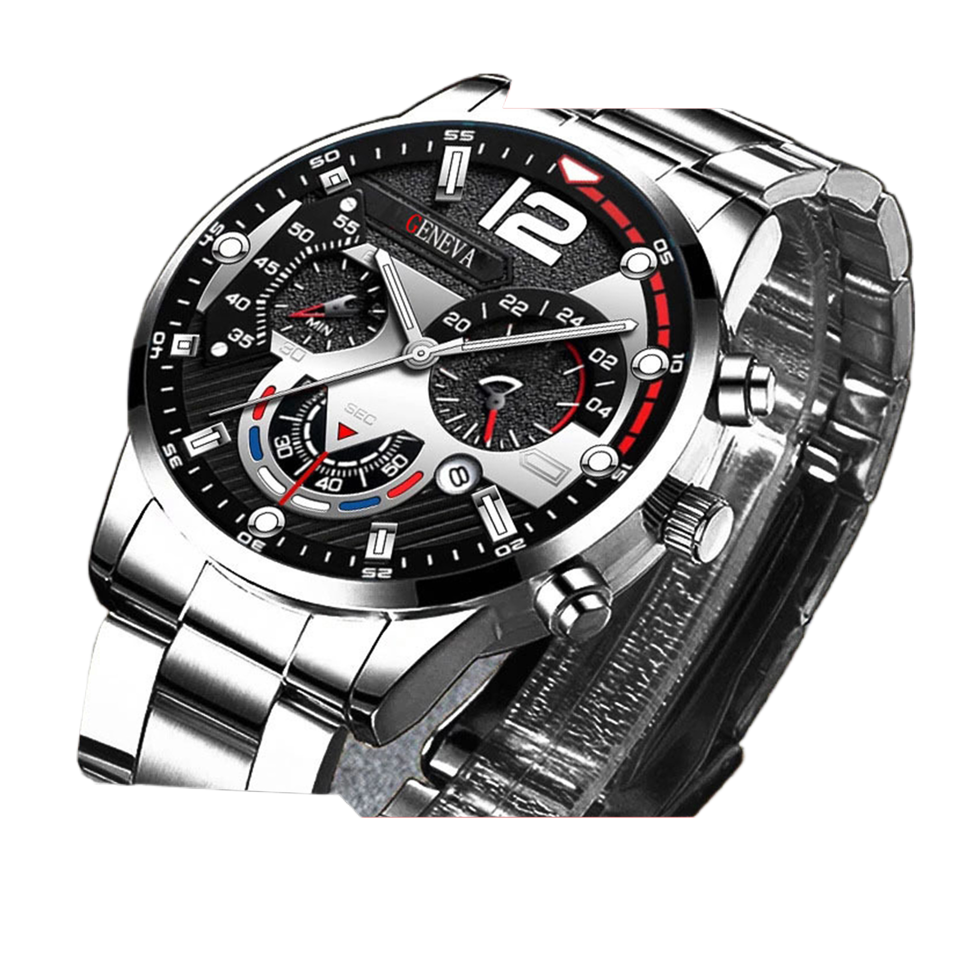 Men's Fashion Stainless Steel Quartz Wrist Watch with Calendar
   Via  Calendar of events