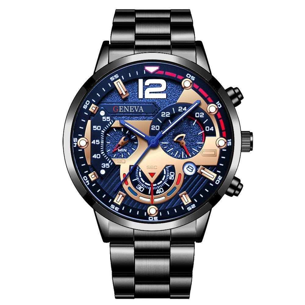 Men's Fashion Stainless Steel Quartz Wrist Watch with Calendar
   Via  Calendar of events