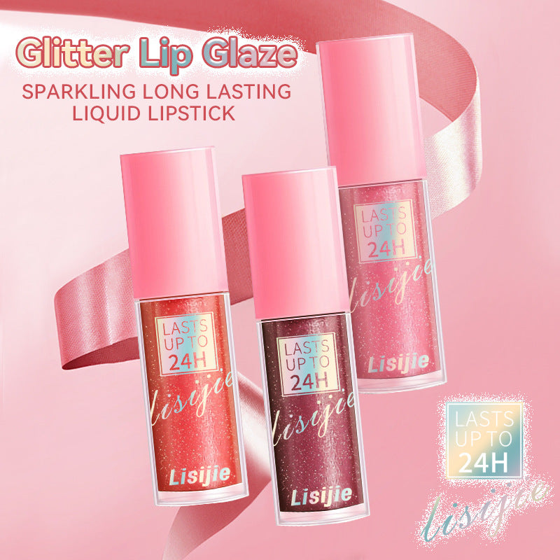 Sparkling Lip Glaze with Glitter
